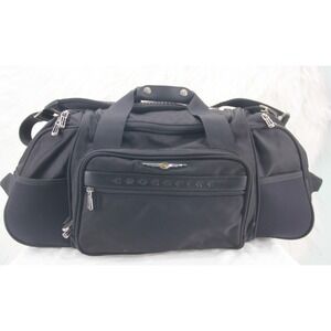 Chrysler Crossfire 24" Black Touring Gear Zip-Up Travel Duffle Bag Luggage